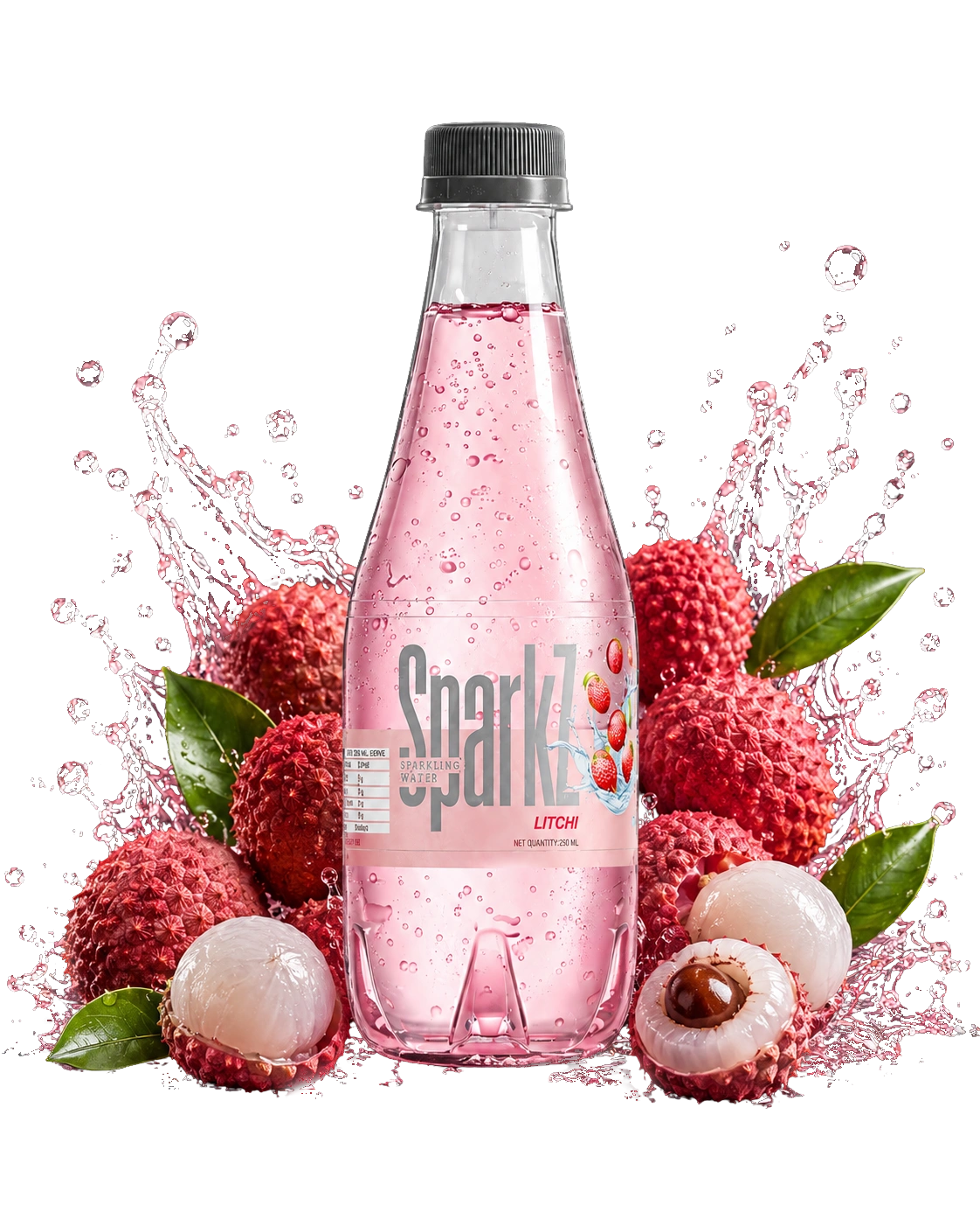 SparkZ Litchi lifestyle composition